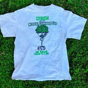 High Times Cannabis Cup 2013 LA t shirt sponsored by RAW